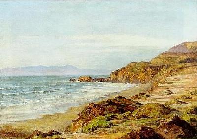 Henry Otto Wix Coastal Scene oil painting picture